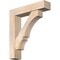 Ekena Millwork Balboa Block Smooth Bracket w/ Offset Brace, Douglas Fir, 7 1/2"W x 34"D x 38"H BKT0806X34X38BOA05SDF - alternate 1